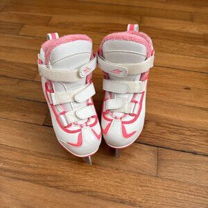 Riedell Soar Recreational Ice Skates Girls Pink Size J9